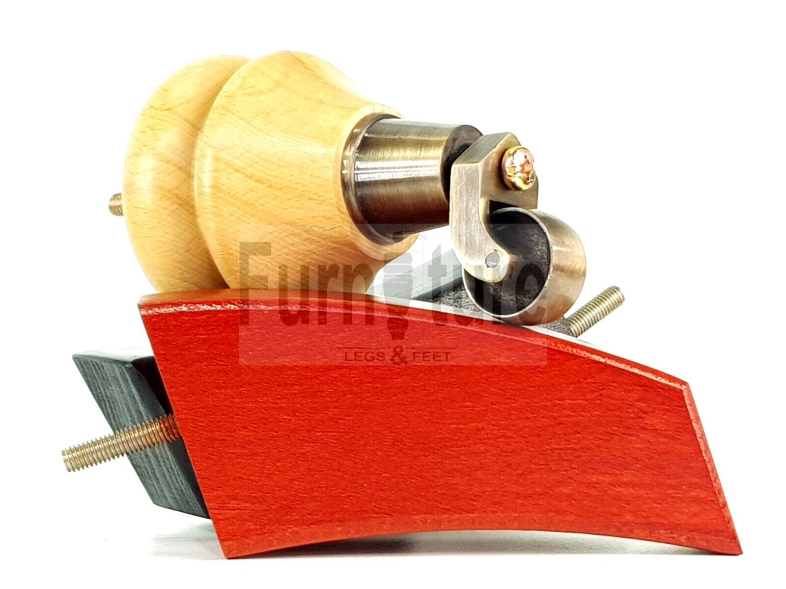 Turned Wood Furniture Feet 2 Antique Castors 140mm & 2 Curved Back Legs Sofas Chairs Stools Cabinets Beds M8