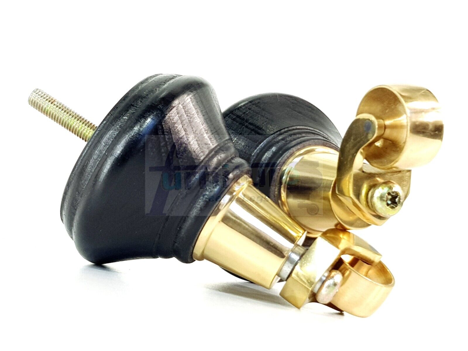 4x Black Wooden Furniture Sofa Legs M8 With Castors Replacment Chair Settee Feet 115mm - 125mm High