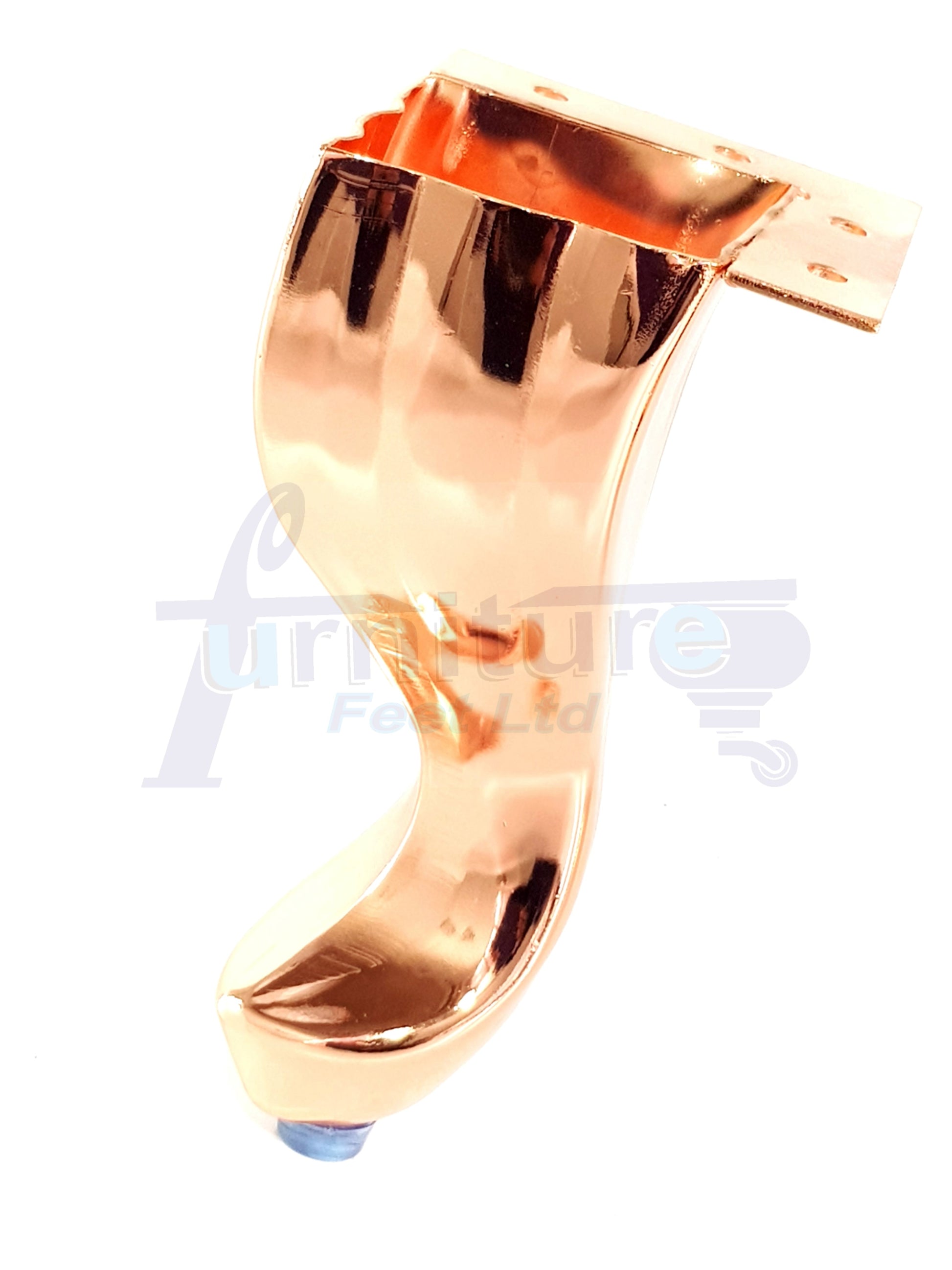 Metal Furniture Feet For Sofas Footstools Table Bed Drawers Chair Wardrobe Antique Brass Self Fix 140mm High Classic Queen Anne Style Metal Legs
