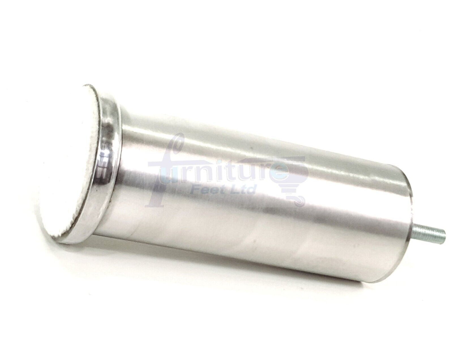 4 Metal Furniture Legs  Replacement Sofa Chair Feet 155mm High M8 Brushed Chrome