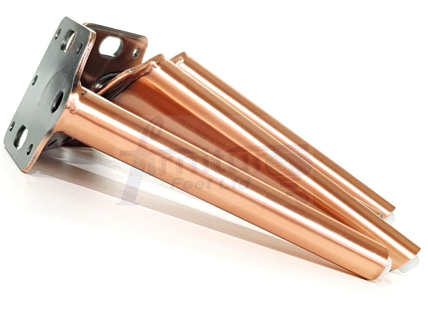 4 Metal Furniture Legs 155mm High Replacement Feet Sofas Chair Cabinet Bed Stool