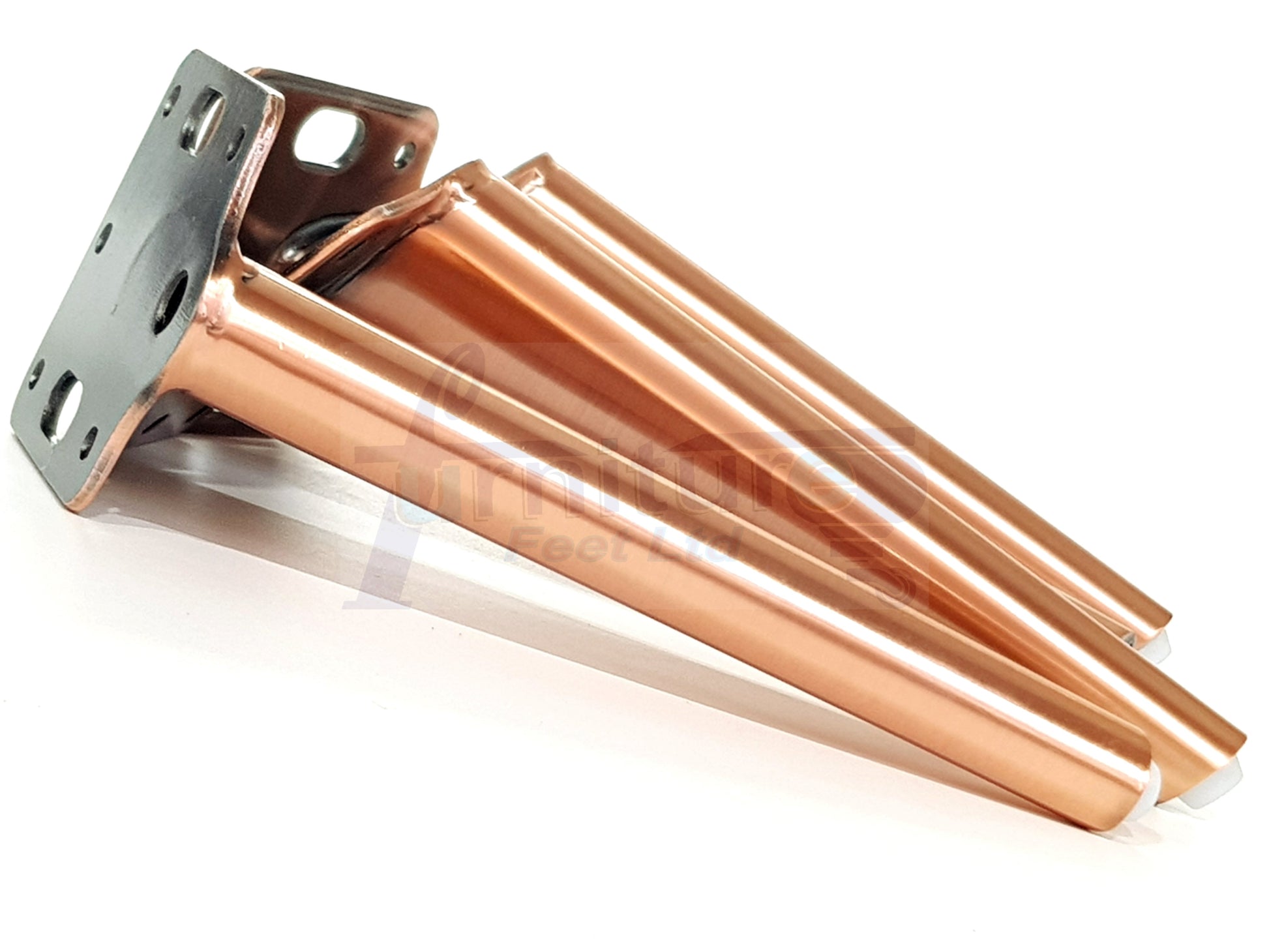 4 Metal Furniture Legs 155mm High Replacement Feet Sofas Chair Cabinet Bed Stool