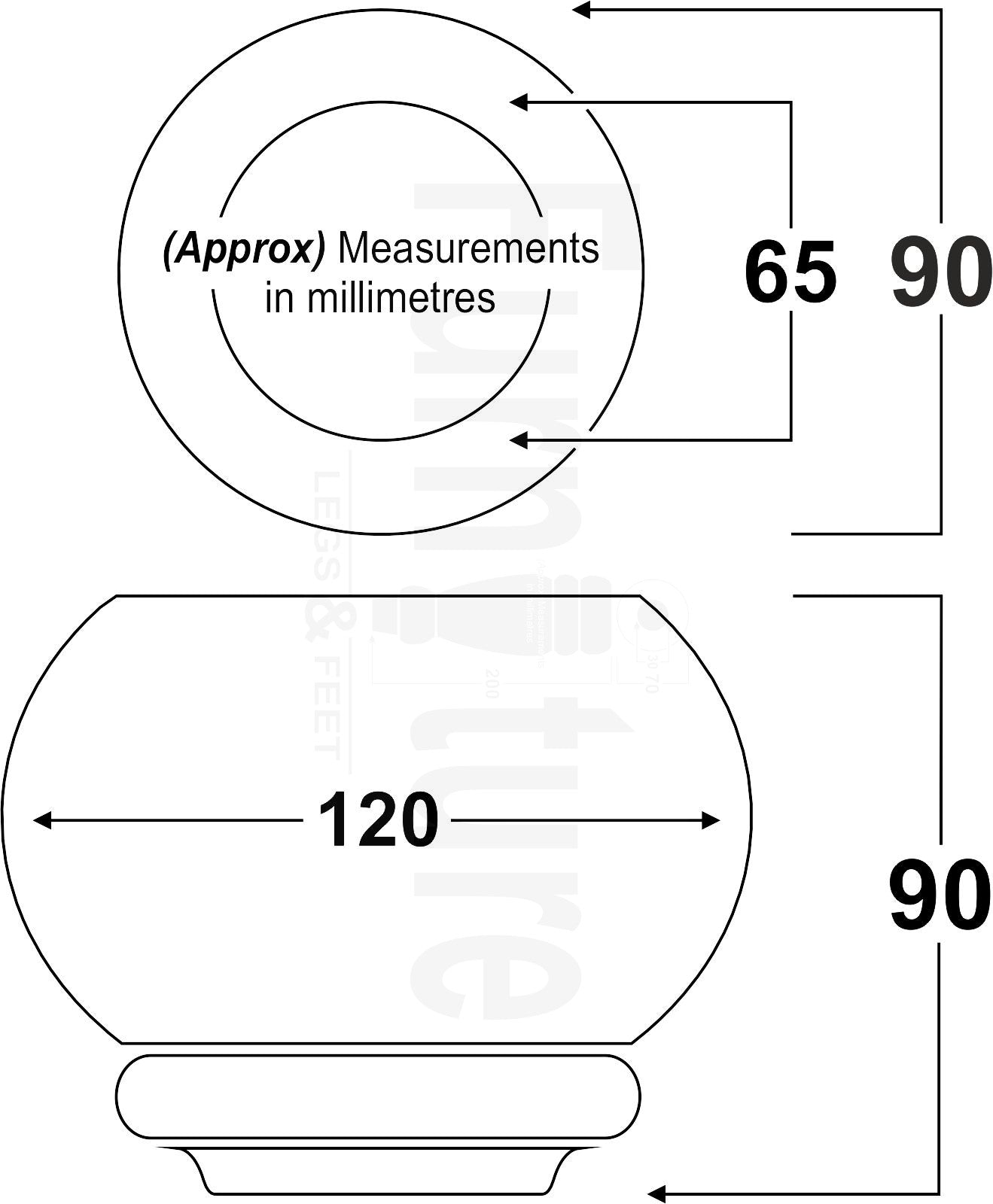  4 Turned Wooden Furniture Legs Replacement Feet 50mm High 10mm Thread For Settees, Chairs