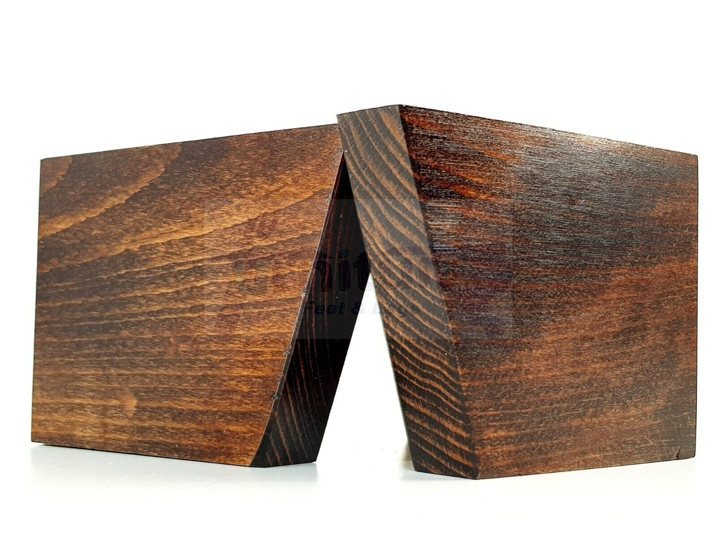 4 Solid Wood Furniture Legs Replacement Corner Feet 95mm High Multi Colours Chairs Stools Sofa Beds Settee & Cabinets Fix With Screws