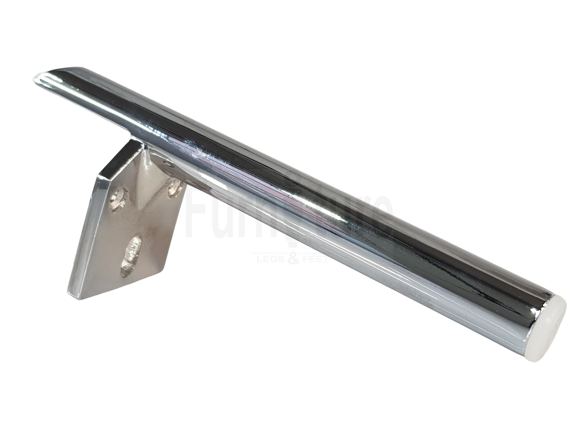 4 Chrome Furniture Settee Legs Cabinet Sofa Metal Feet 170mm High Chair Beds