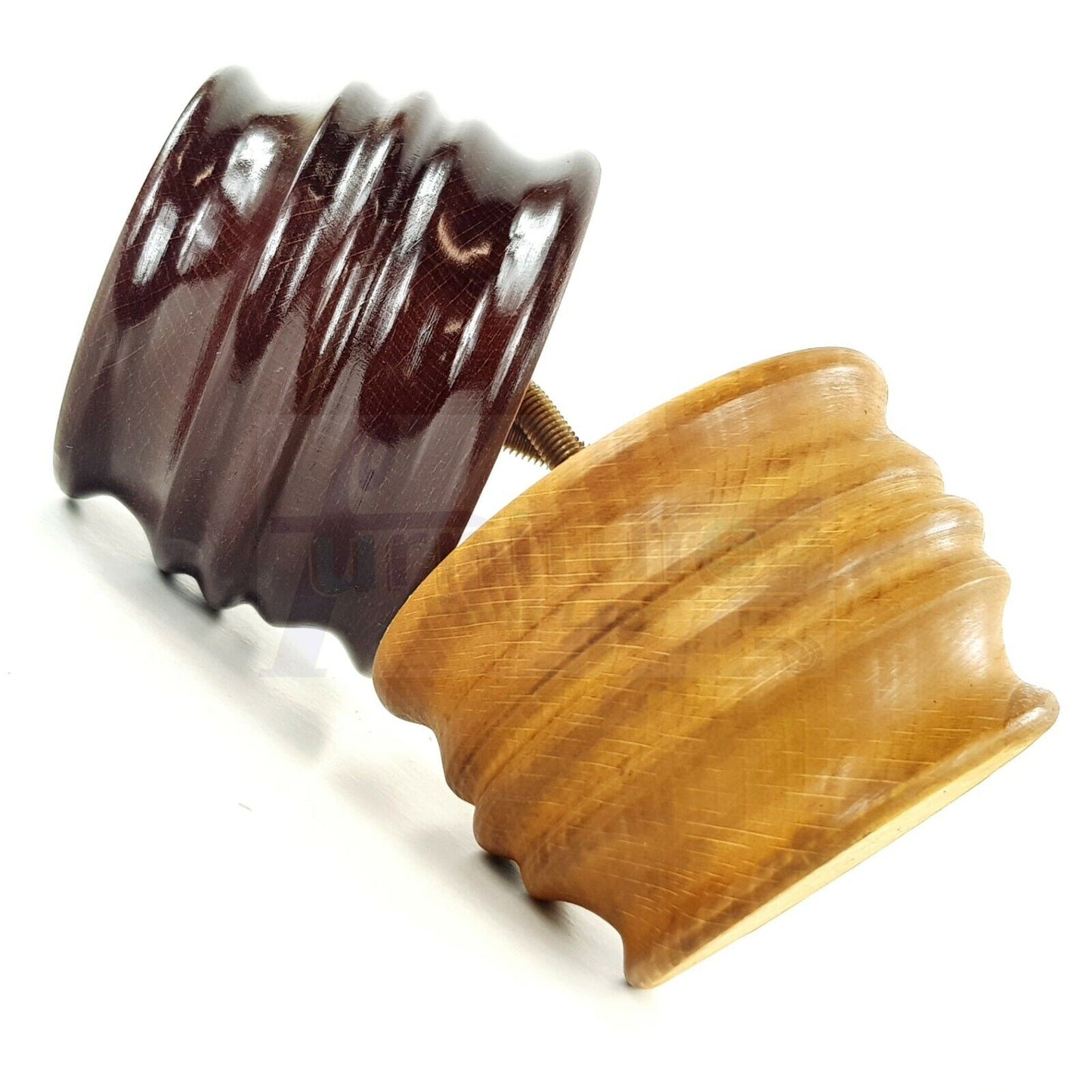 4x Replacement Turned Wooden Furniture Legs 65mm High 8mm Tread