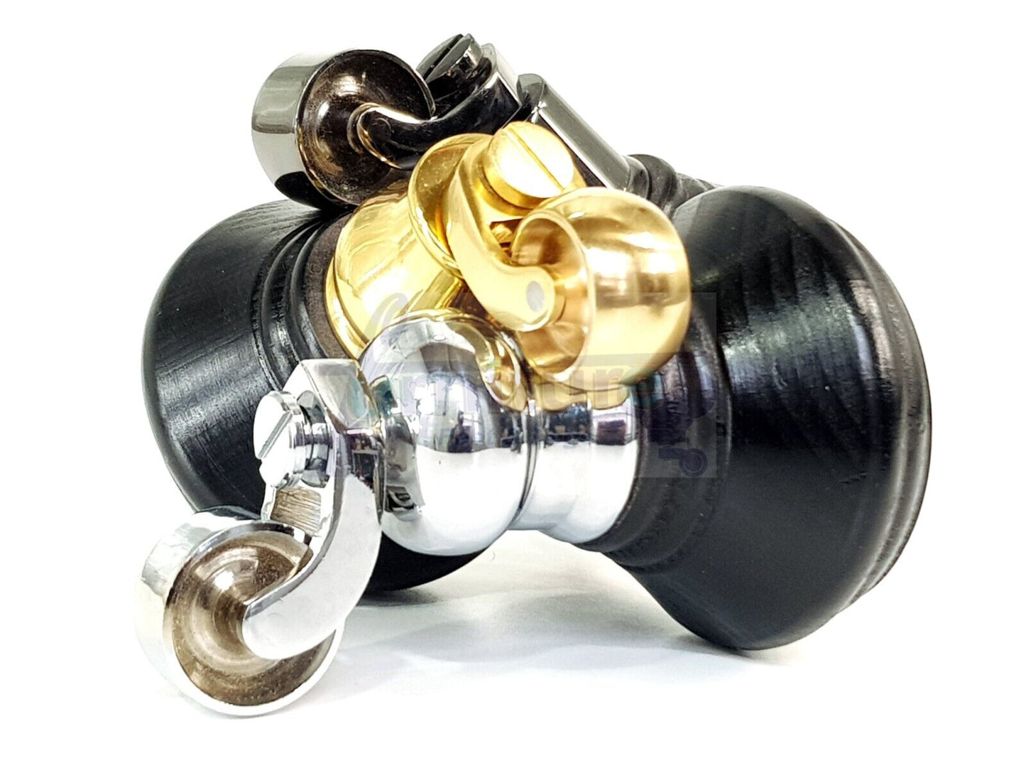 4x Black Wooden Furniture Sofa Legs M8 With Castors Replacment Chair Settee Feet 115mm - 125mm High