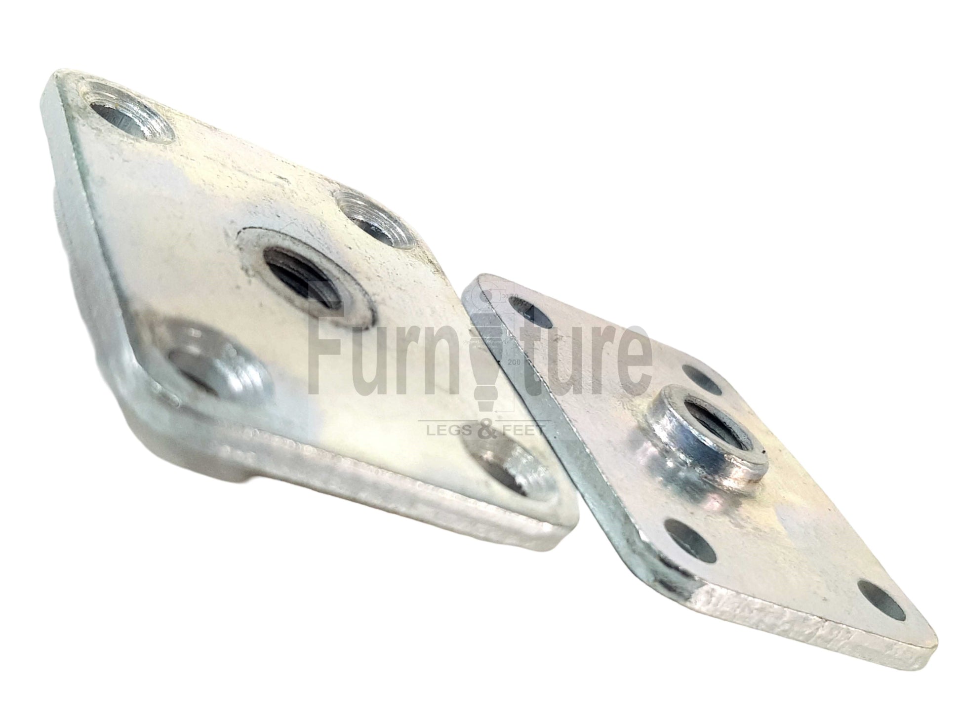Furniture Fittings, Upholstery Fitting, Leg Fitting Nuts, Straight Fixing Plates x4