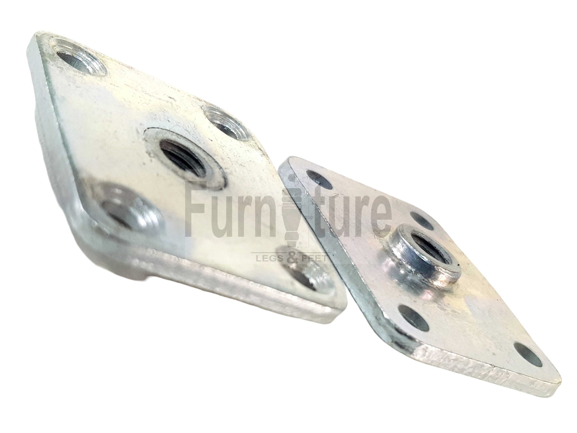Furniture Fittings, Upholstery Fitting, Leg Fitting Nuts, Straight Fixing Plates x4