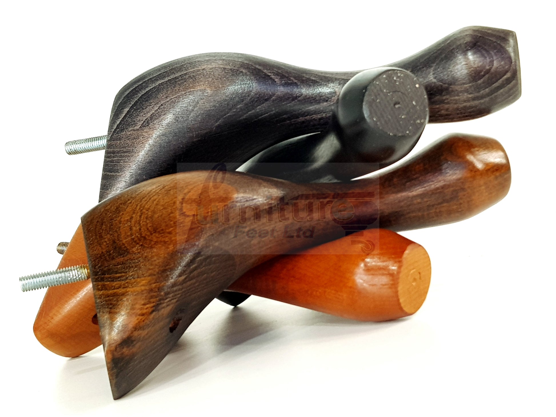 4 Replacement Traditional Queen Anne Furniture Leg 250mm High Sofa Chair Beds M10 Thread