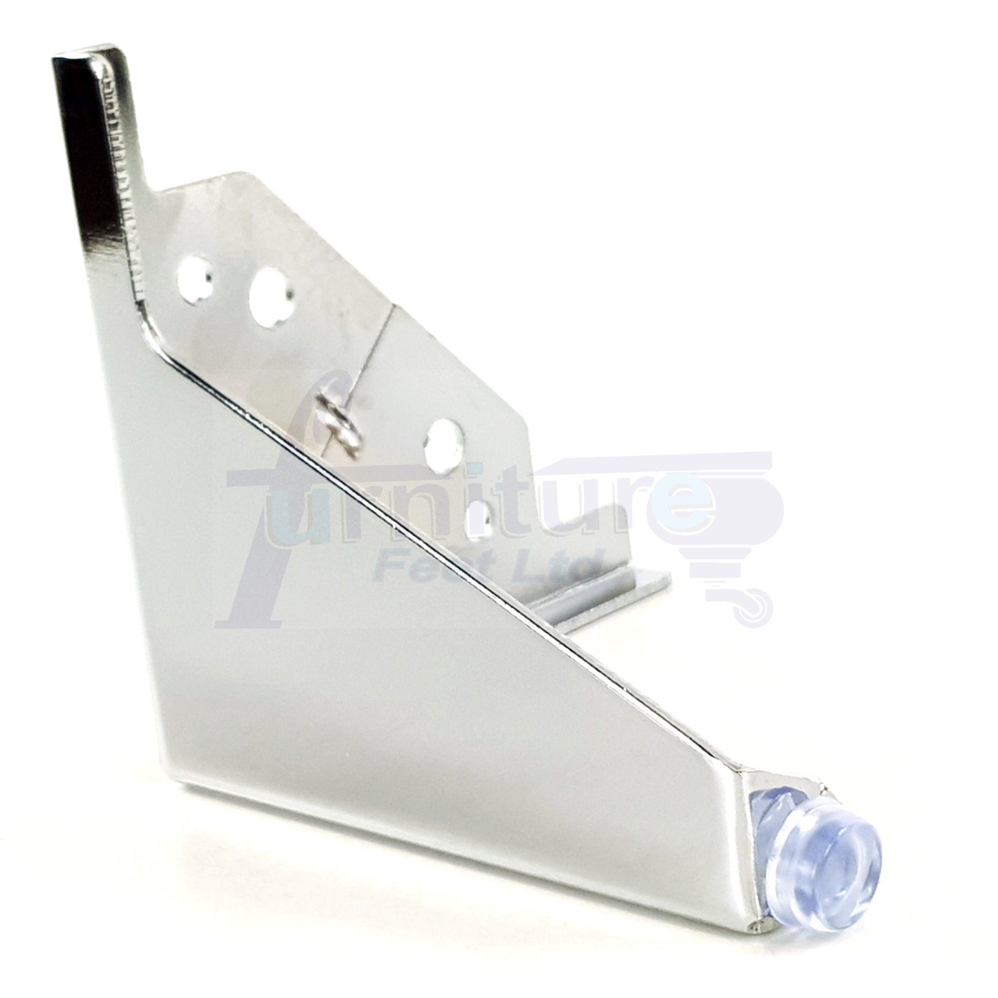 4 Chrome Metal Furniture Legs 100mm High Feet Sofa Chair Cabinets Beds Stools Fix With Screws