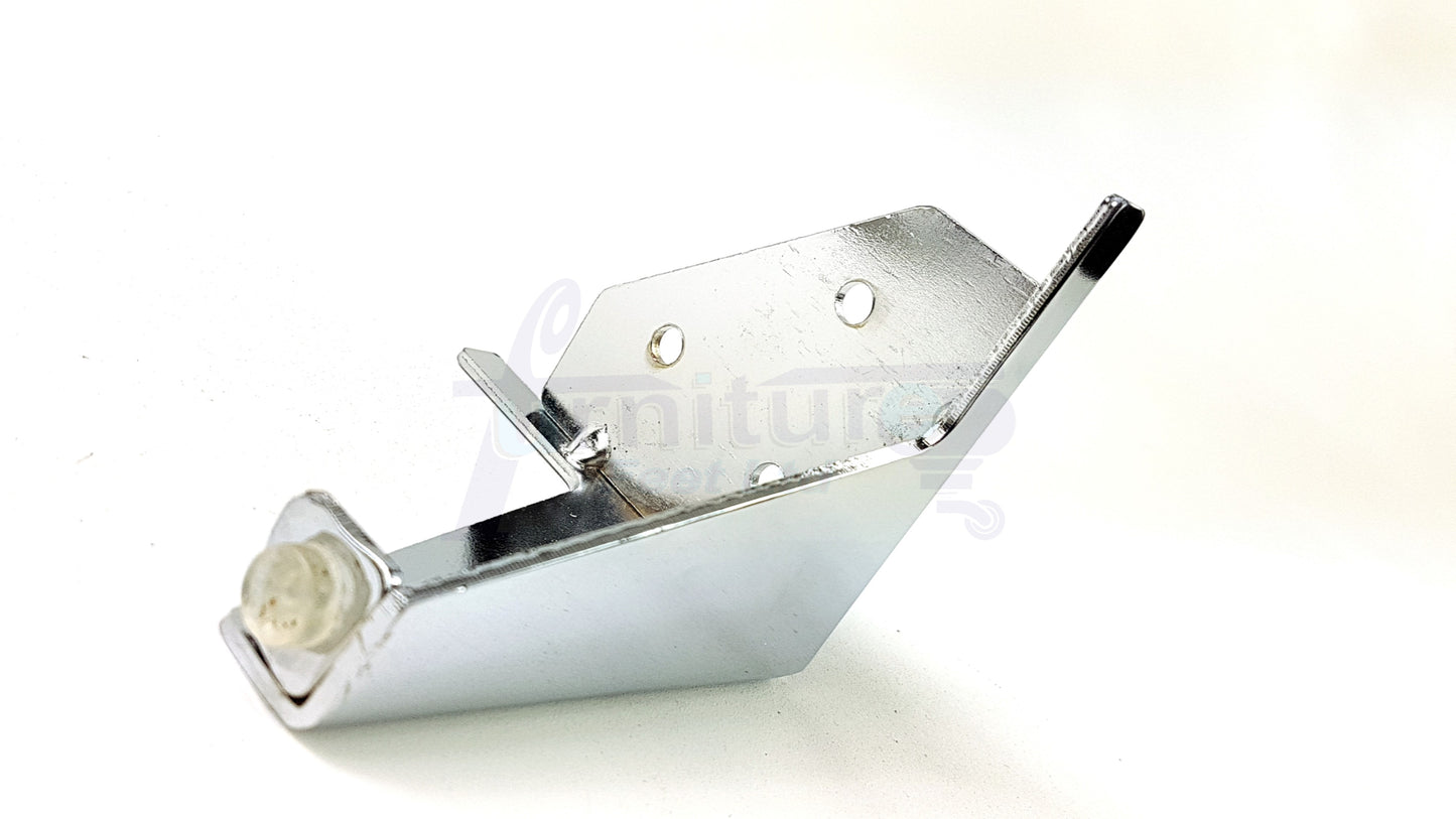 4 Chrome Metal Furniture Legs 100mm High Feet Sofa Chair Cabinets Beds Stools