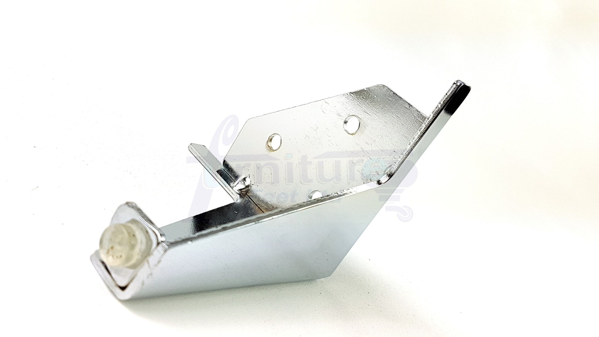 4 Chrome Metal Furniture Legs 100mm High Feet Sofa Chair Cabinets Beds Stools