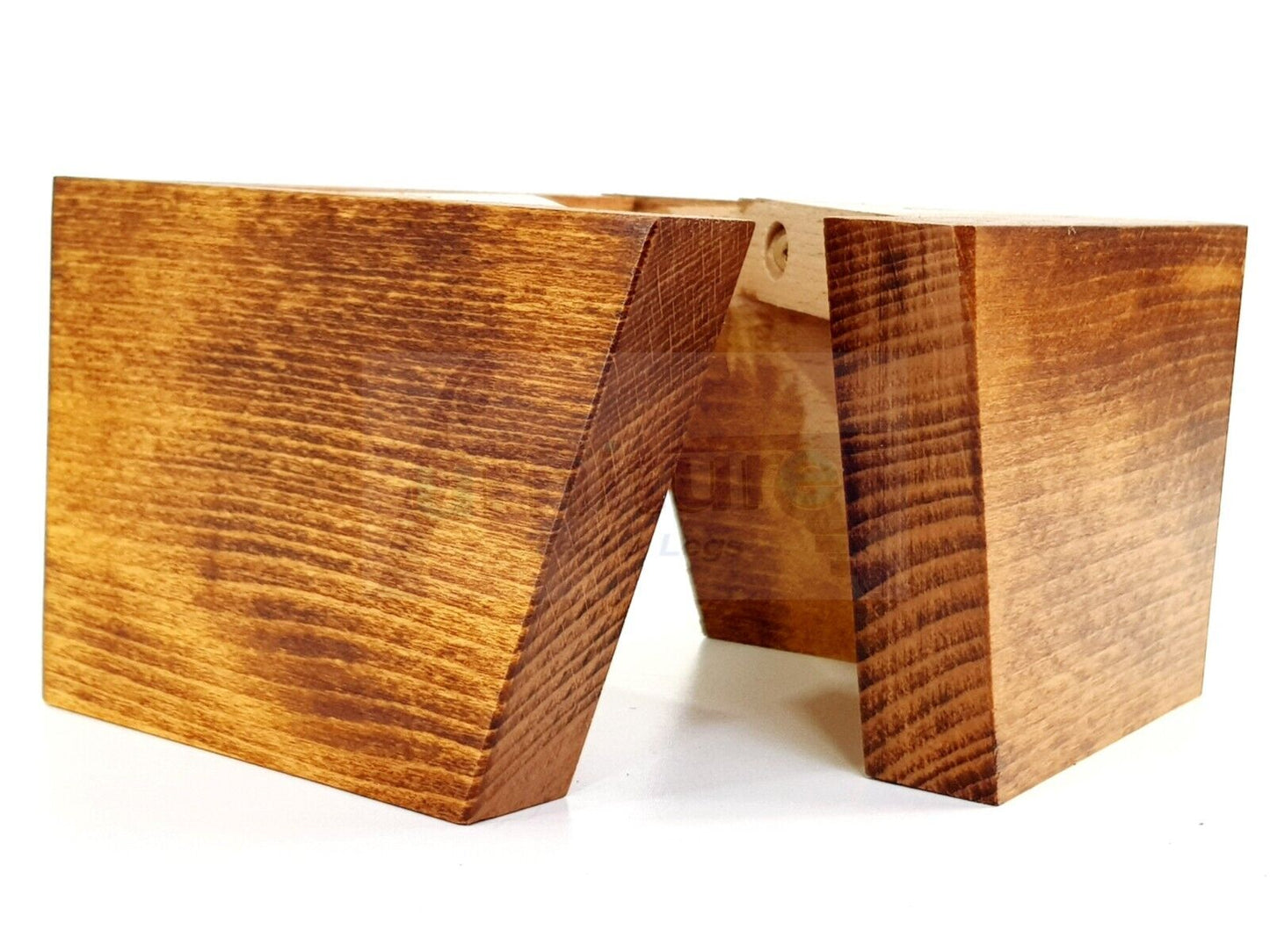 4 Solid Wood Furniture Legs Replacement Corner Feet 95mm High Multi Colours Chairs Stools Sofa Beds Settee & Cabinets Fix With Screws