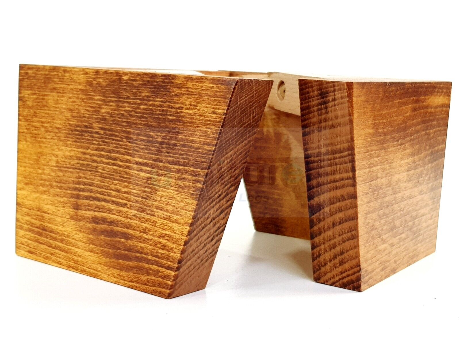 4 Solid Wood Furniture Legs Replacement Corner Feet 95mm High Multi Colours Chairs Stools Sofa Beds Settee & Cabinets Fix With Screws