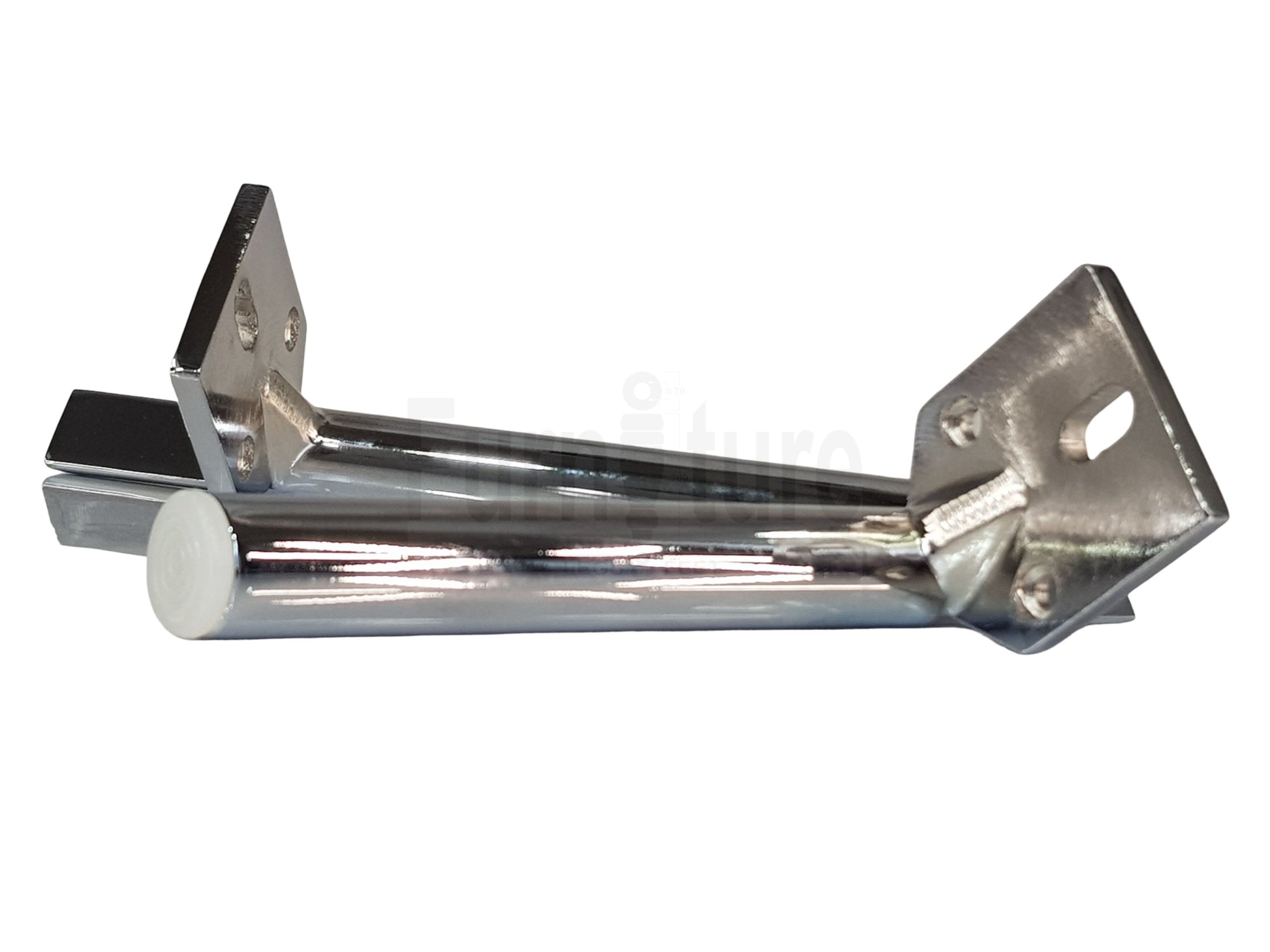 4 Chrome Furniture Settee Legs Cabinet Sofa Metal Feet 170mm High Chair Beds