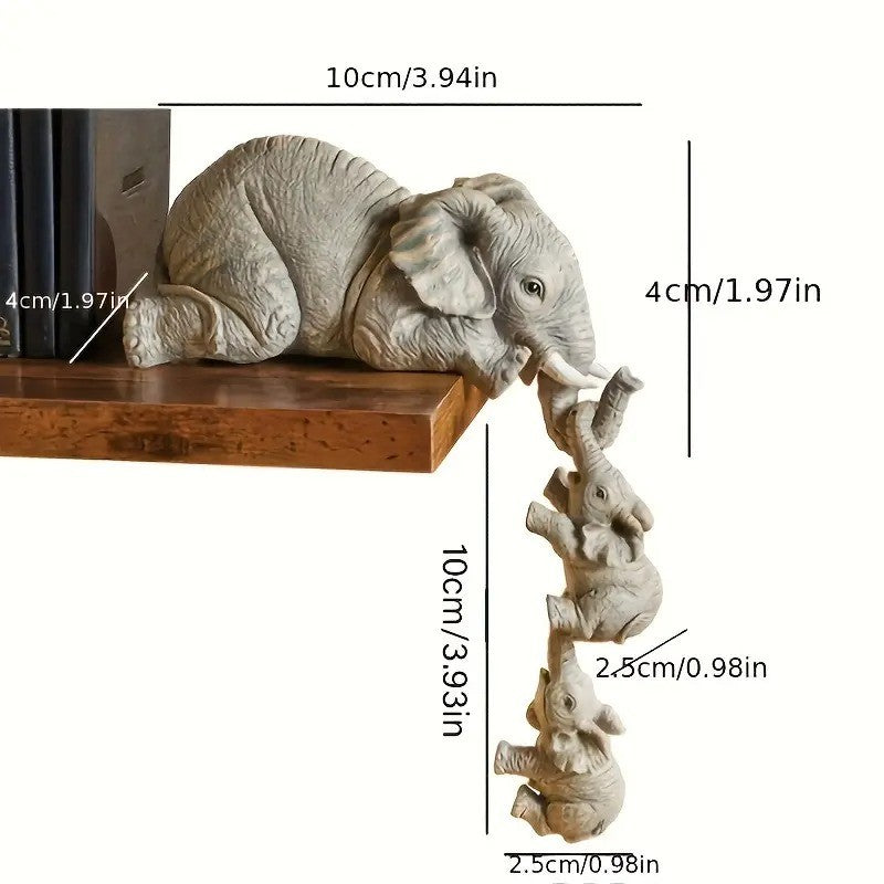 Fun Ceramic Elephant Ornaments Designed to Hang Playfully By Their Trunks From any Surface These Little Guys Bring Instant Humor and Charm
