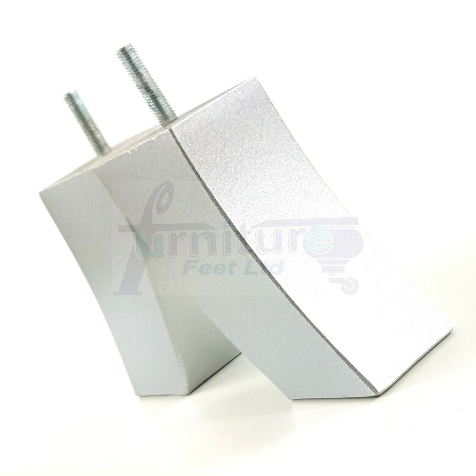 SET OF 4 WOODEN FURNITURE FEET 100mm HIGH REPLACEMENT SOFA LEGS 8mm Thread