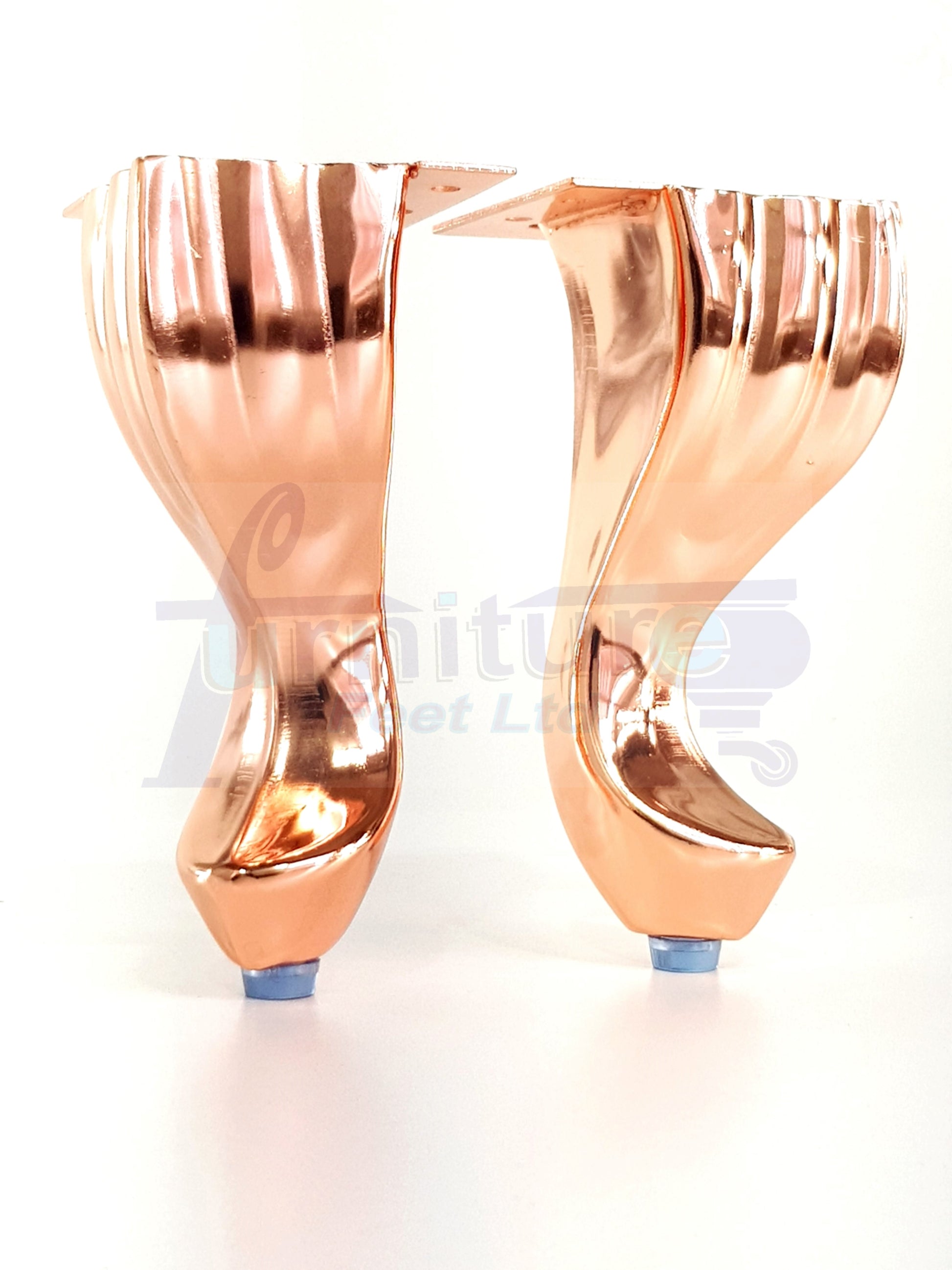 Metal Furniture Feet For Sofas Footstools Table Bed Drawers Chair Wardrobe Antique Brass Self Fix 140mm High Classic Queen Anne Style Metal Legs