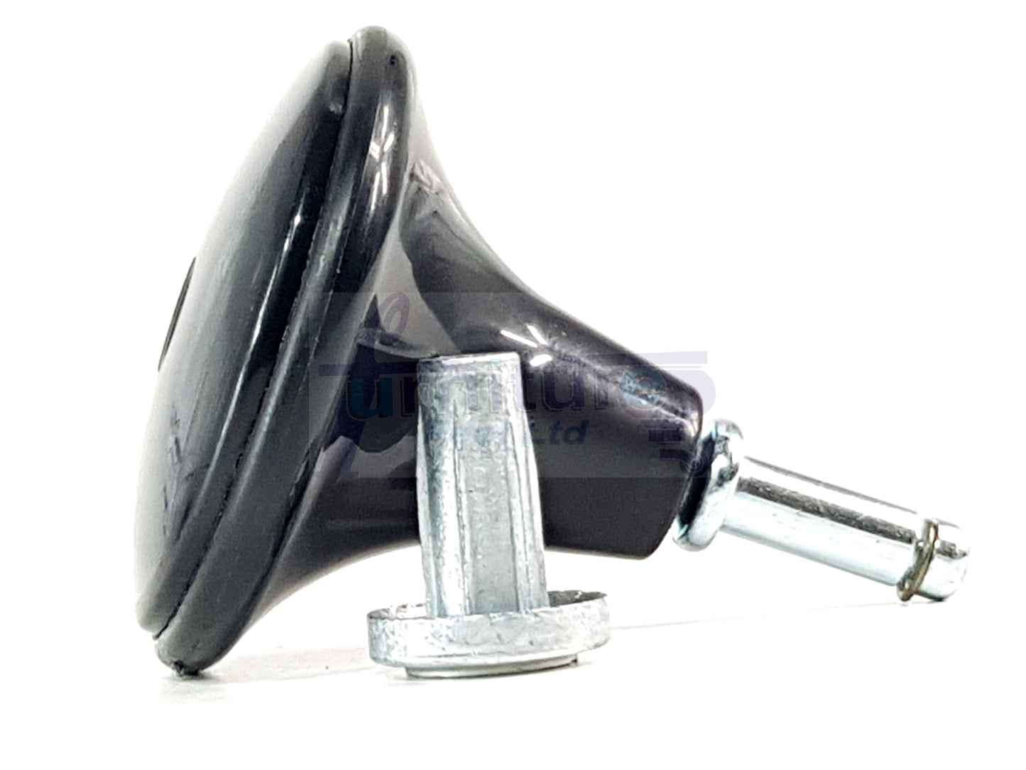 Strong Plastic High Quality Black Feet Leg Glides Castors & Inserts Glides For Divan Bed Sofa Settee Chair Heav Duty Mushroom Glides