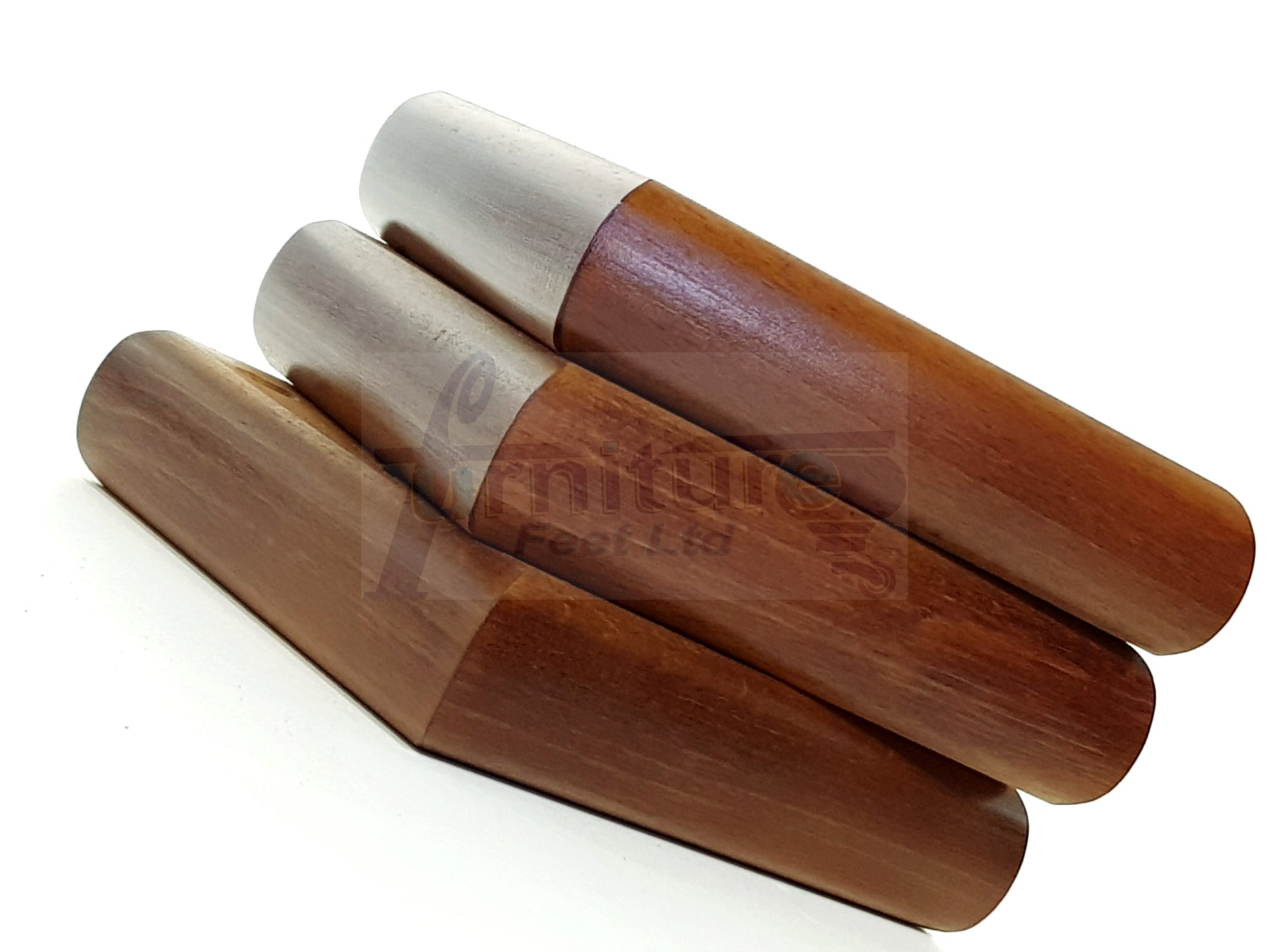 Set Of 4 Wooden Corner Furniture Feet 40mm High Replacement Sofa Chair Legs Self-Fixing: Dark Oak