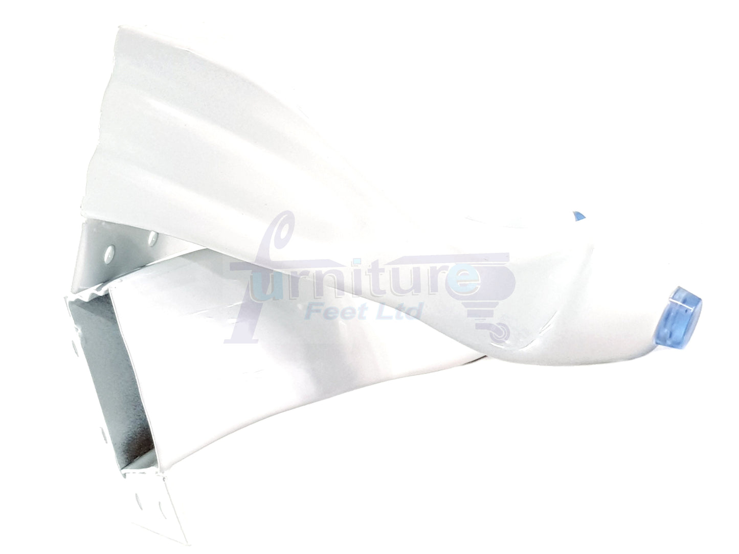 4x White Metal Queen Anne Feet 140mm High Furniture Legs Sofa Chair Cabinet Stool Bed