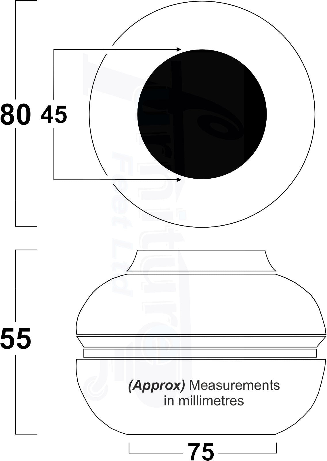 4 Wood Replacment Furniture Legs M8 Sofa Settee Bed Feet 55mm High