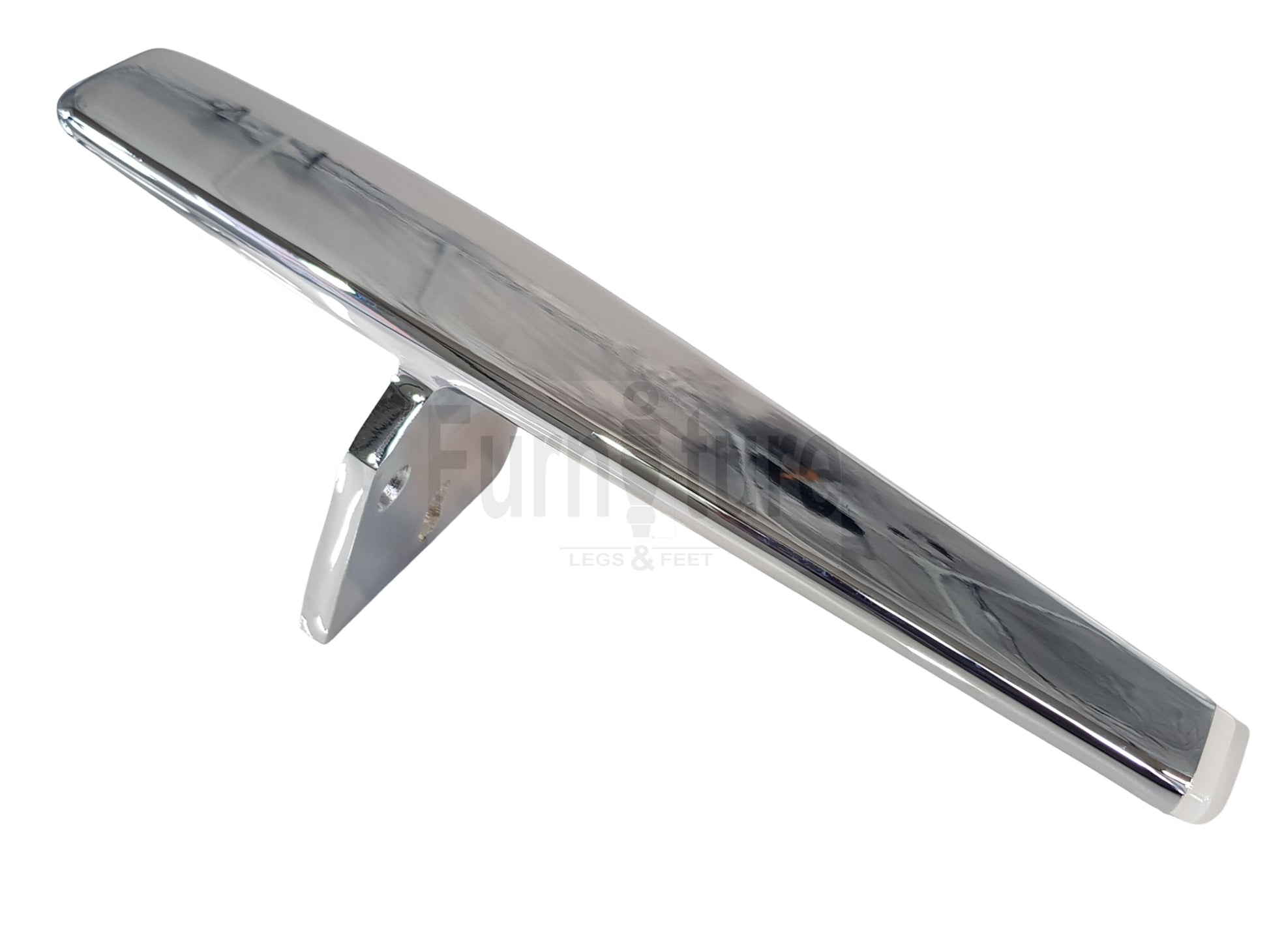  4 Chrome Furniture Settee Legs Cabinet Sofa Metal Feet 170mm High Chair Beds