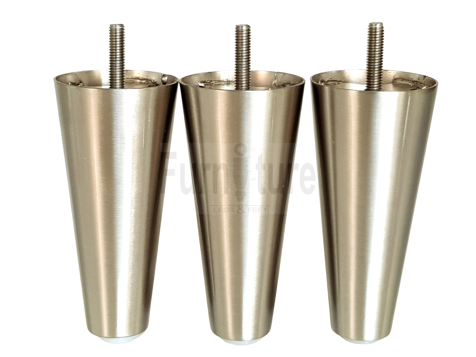 4x Metal Furniture Settee Legs Cabinet Sofa Feet 180mm High Chair Beds M8