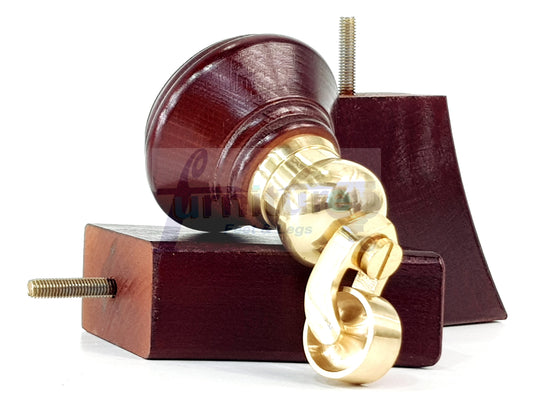 4 Turned Mahogany Replacement Furniture Legs With Wheels 2 Castor Feet 120mm High 2 Curved Wood Chairs Stools Sofa Beds Cabinets M8