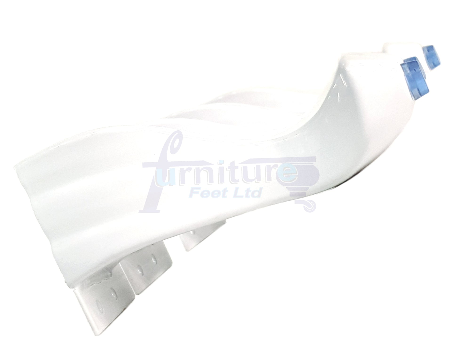 4x White Metal Queen Anne Feet 140mm High Furniture Legs Sofa Chair Cabinet Stool Bed