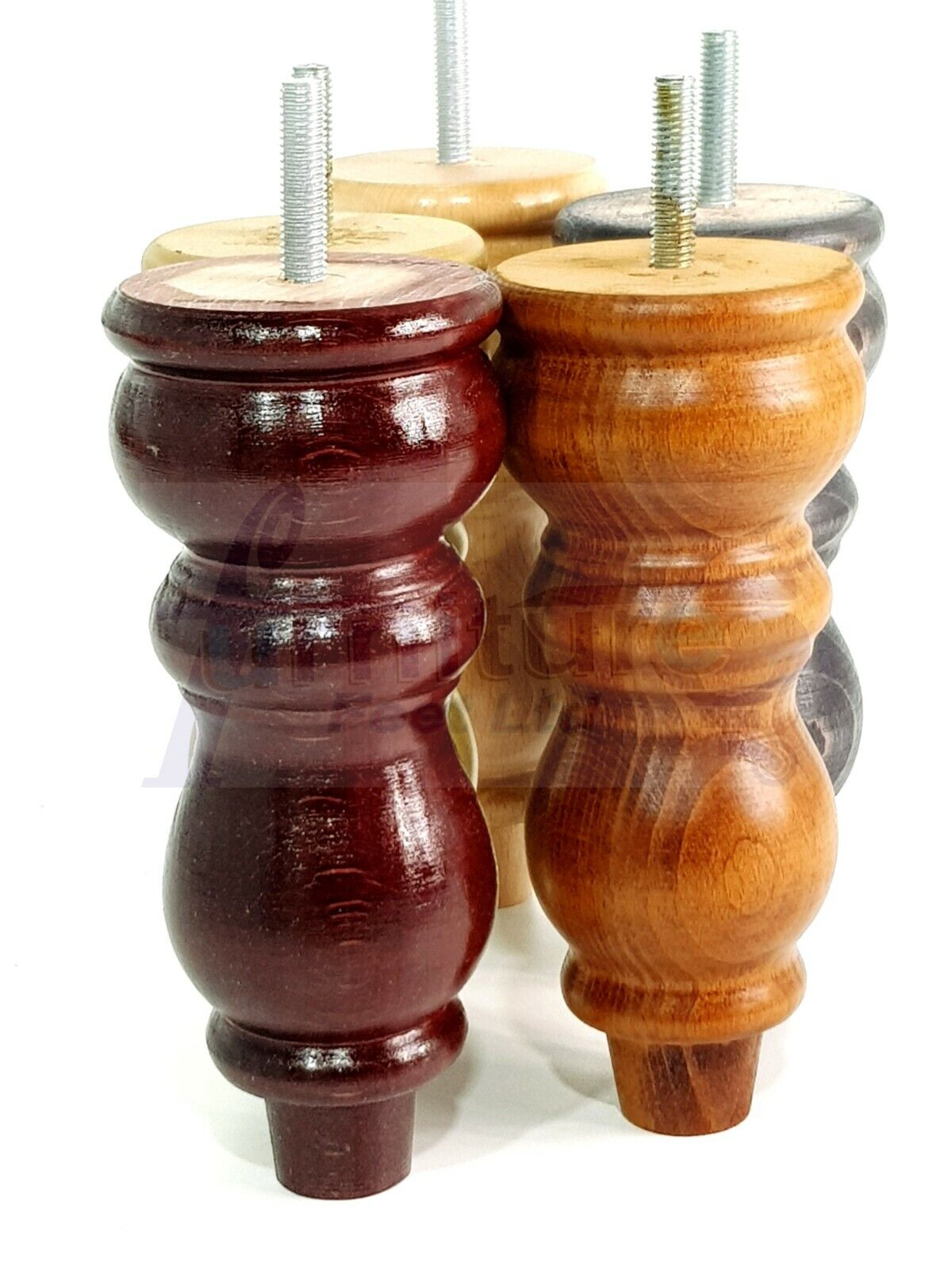 Solid Wood Furniture Feet Set of 4 Legs 160mm High For Sofas Chairs Stools Cabinets & Beds M8