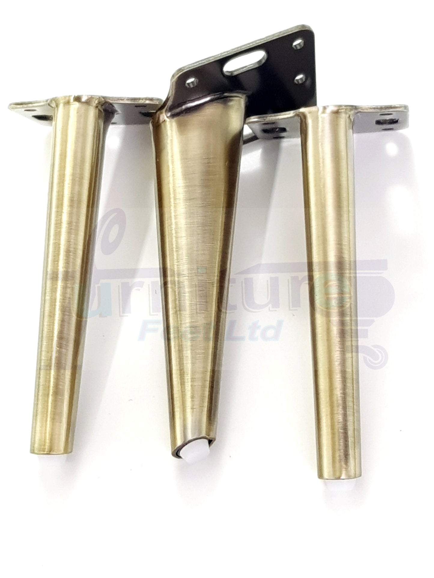 4 Metal Furniture Legs 155mm High Replacement Feet Sofas Chair Cabinet Bed Stool